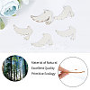 Animal Theme Unfinished Blank Wooden Pendants Set for Painting Arts WOOD-WH0124-26D-6