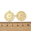 Brass Micro Pave Cubic Zirconia Pendants KK-D388-09G-3