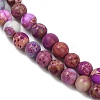 Dyed Natural Regalite/Imperial Jasper/Sea Sediment Jasper Beads Strands G-B124-C04-08-2