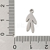 Non-Tarnish 304 Stainless Steel Charms STAS-S123-01P-07-3