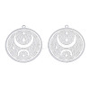 Non-Tarnish 304 Stainless Steel Filigree Pendants STAS-S118-054-1
