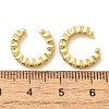 Brass Micro Pave Cubic Zirconia Cuff Earrings ZIRC-H109-06G-3