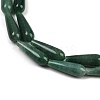 Natural Green Aventurine Teardrop Beads Strands G-E329-31-5