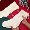 4Pcs 2 Colors Knitted Acrylic Fiber Hanging Stocking Bags AJEW-SP0004-02-3