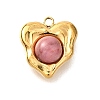 Natural Rhodonite Pendants STAS-A114-02G-1
