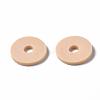 Flat Round Handmade Polymer Clay Beads CLAY-R067-12mm-53-6