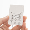 201 Stainless Steel Hollow Angel Number Pendant Necklaces for Women FS-WG21275-30-1