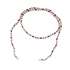 Synthetic Turquoise & Glass Seed Bead Chains Neck Strap for Eyeglasses AJEW-EH00399-1