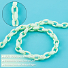   7 Strands 7 Colors Handmade Acrylic Cable Chains AJEW-PH0003-93-3