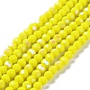 Opaque Glass Beads Strands EGLA-A035-P6mm-L04-1
