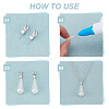 2Pcs 925 Sterling Silver Micro Pave Cubic Zirconia Peg Bails STER-HY0001-19-3