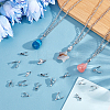 40Pcs 2 Style 304 Stainless Steel & 20Pcs 201 Stainless Steel Pendant Pinch Bails STAS-UN0030-11-3