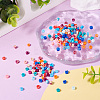 200Pcs 10 Colors Synthetic Imperial Jasper Dyed Beads G-TA0002-49-5