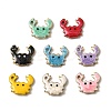 304 Stainless Steel Enamel Charms STAS-P405-01B-G-1