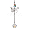 Brass Butterfly Hanging Ornaments HJEW-JM01758-1