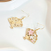 Alloy Enamel Dangle Earrings FS-WG5BF49-01-3