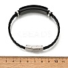 Imitation Leather Cord Braided Bracelets BJEW-B126-01B-3