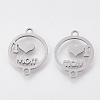 Mother's Day Tarnish Resistant 201 Stainless Steel Links connectors LS-STAS-S106-01P-1