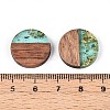 Resin & Walnut Wood Pendants RESI-T057-39D-3