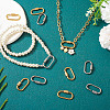 10Pcs 2 Colors Ion Plating(IP) 304 Stainless Steel Screw Carabiner Lock Charms FIND-TA0005-44-8
