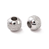 Non-Tarnish Textured 304 Stainless Steel Beads X-STAS-P306-01A-P-3