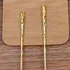Alloy Hair Stick Findings PW-WG70408-02-1
