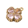 304 Stainless Steel Rhinestone Pendants STAS-E547-06E-G-2