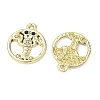 Alloy Rhinestone Pendants FIND-C087-01A-G-2