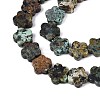 Natural African Turquoise(Jasper) Beads Strands G-N257-24A-05-4
