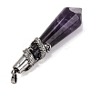 Natural Amethyst Pointed Big Pendants G-Q184-02K-AS-2