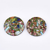 Synthetic Gold Line Regalite/Imperial Jasper/Sea Sediment Jasper Pendants G-S329-057D-2