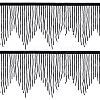 1 Yard Glass Fringe Trimming AJEW-PH0006-69-1