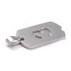 Non-Tarnish 304 Stainless Steel Pendants STAS-O127-B03-3
