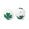 Food Grade Eco-Friendly Printed Silicone Beads SIL-A013-01A-28-2