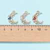 6Pcs 6 Colors Acrylic Rhinestone Pendants FIND-FS0001-39-1-4