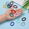 Oval Imitation Gemstone Acrylic Linking Rings OACR-R022-M-6