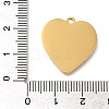 304 Stainless Steel Pendants STAS-R131-14G-3