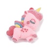 Flocky Resin Pendants RESI-S017-02B-1