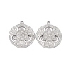 Non-Tarnish 304 Stainless Steel Pendants STAS-B031-27P-2
