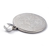 Non-Tarnish 201 Stainless Steel Pendants STAS-C062-05P-3