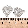 304 Stainless Steel Pendants Rhinestone Settings STAS-L317-48P-3