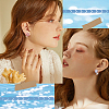 20Pcs Brass Clip on Earring Findings KK-SC0005-44-5