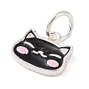 Cat Shape 925 Sterling Silver Charms STER-F056-03S-02-2