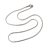 Tarnish Resistant 304 Stainless Steel Chain Necklaces NJEW-R223-09-2