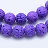 Natural Lava Rock Beads Strands G-F531-6mm-G13-3