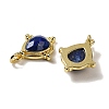 Natural Lapis Lazuli Faceted Pendants G-C096-02G-07-2