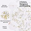 2 Bags 2 Colors Plastic Bead Garland Strand KY-NB0001-32-3