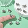 SHEGRACE Brass Pave Clear Cubic Zirconia Beads XGRQ4G557-689P-4