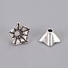 Tibetan Style Alloy Bead Caps LS-K08T9042-2