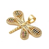 Rack Plating Brass Micro Pave Cubic Zirconia Pendants KK-P279-14G-2